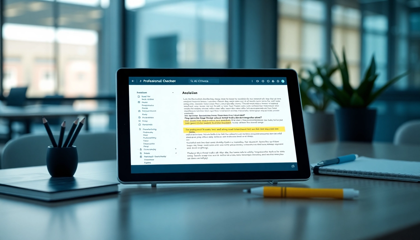 Utilize the AI checker tool to analyze text, ensuring quality and accuracy in writing.