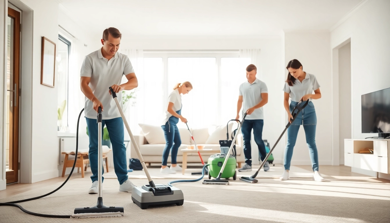 Bond cleaning Logan team effectively cleaning a home with professionalism and care.