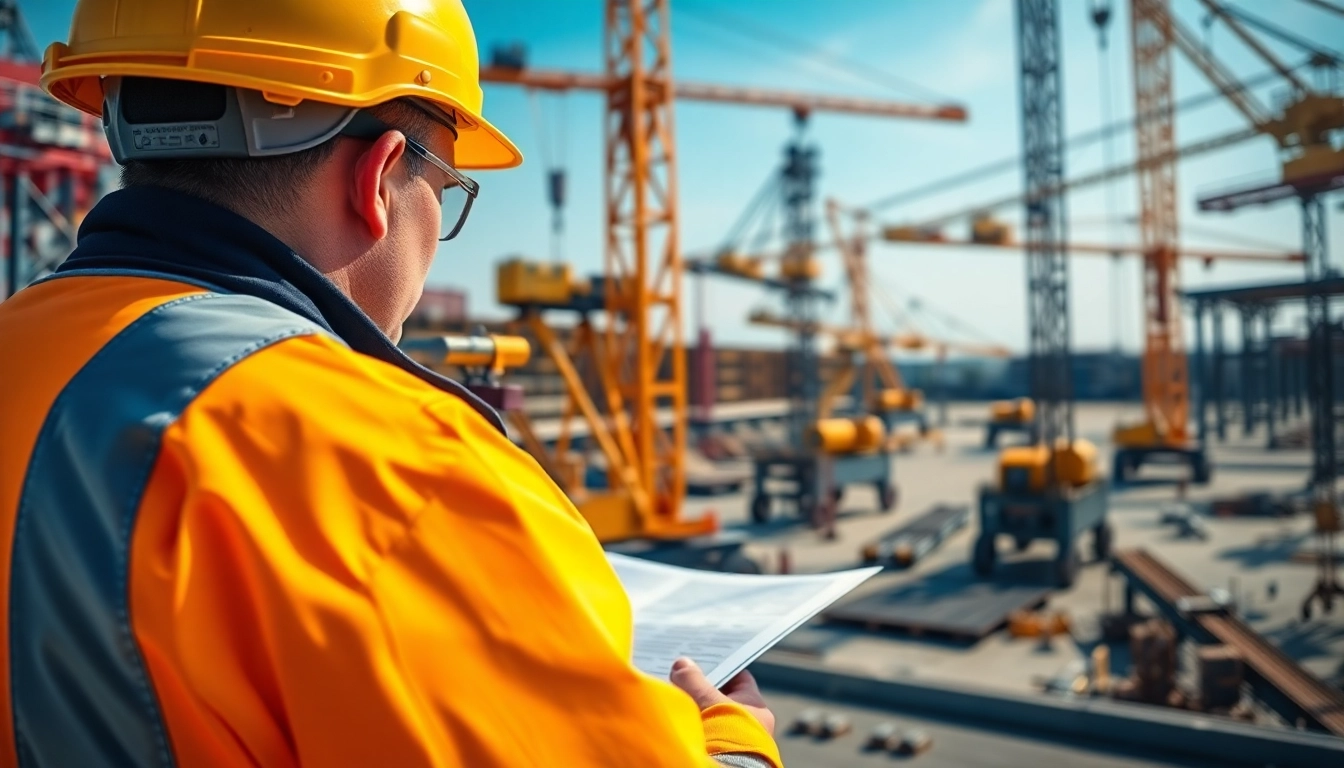 NVQ Level 4 Crane supervisor answers showcasing a professional crane supervisor on a construction site.