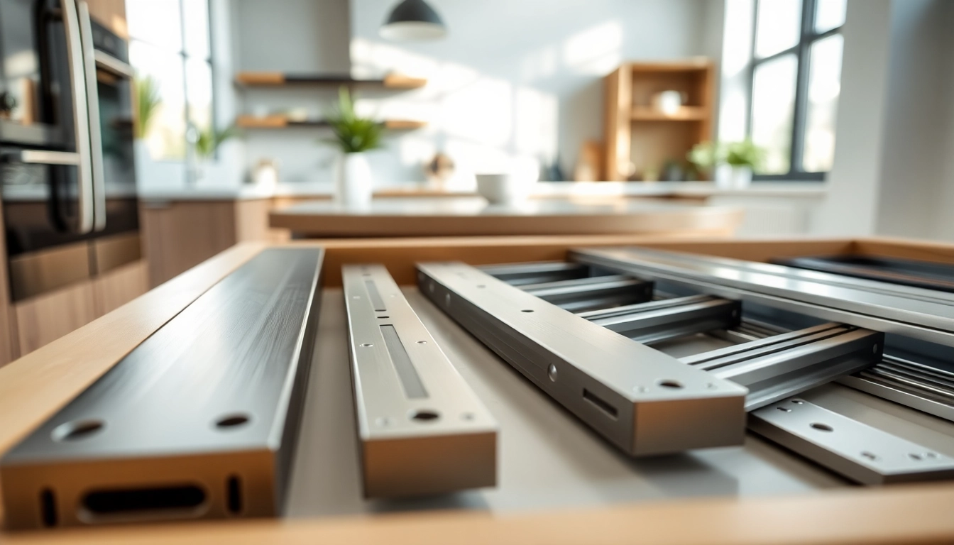 Showcase of an efficient Metal Drawer System in a sleek kitchen highlighting modern design features.