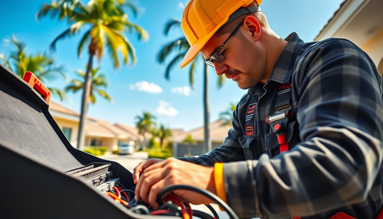 Electrical Contractor Clearwater provides professional electrical services in a sunny Florida neighborhood.