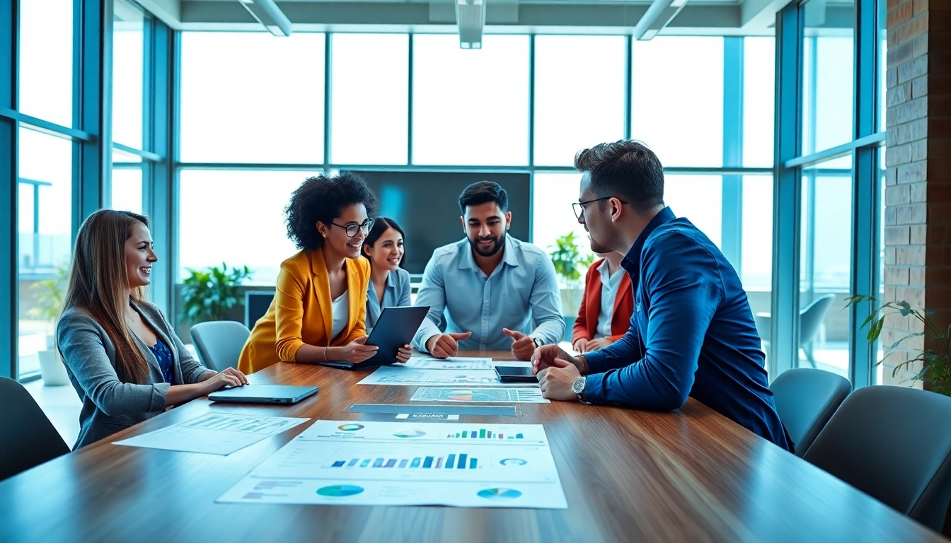 Implementing a marketing strategy using Russell Brunson’s value ladder with a diverse business team.