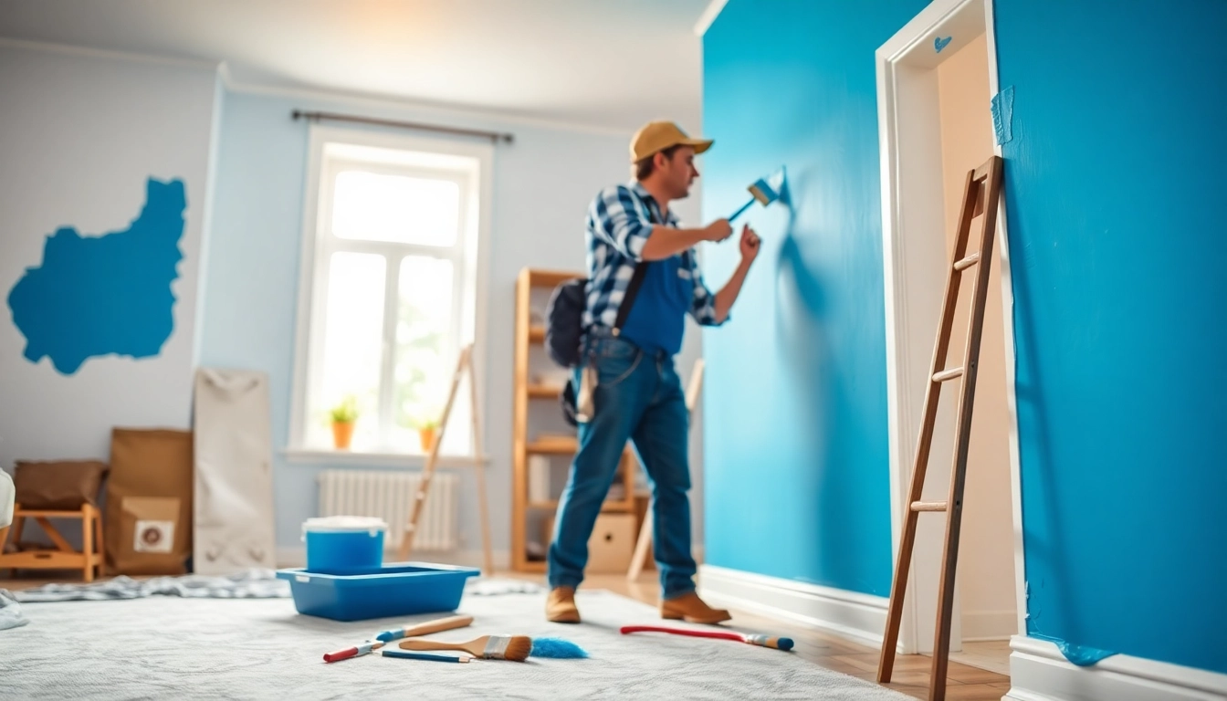 Enhance your home with expert residential painting services in a bright, inviting setting.