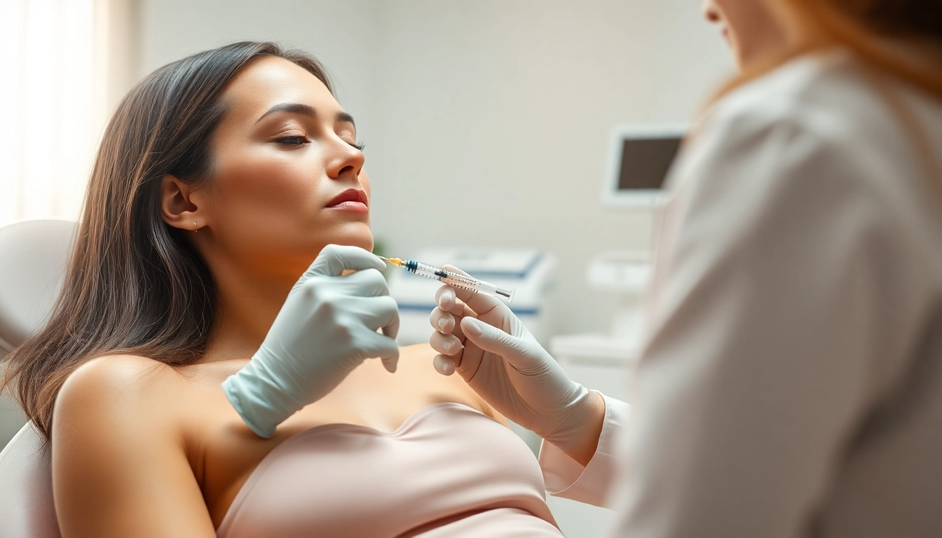 Enhancing contour through hip dip injections in a professional medical setting.