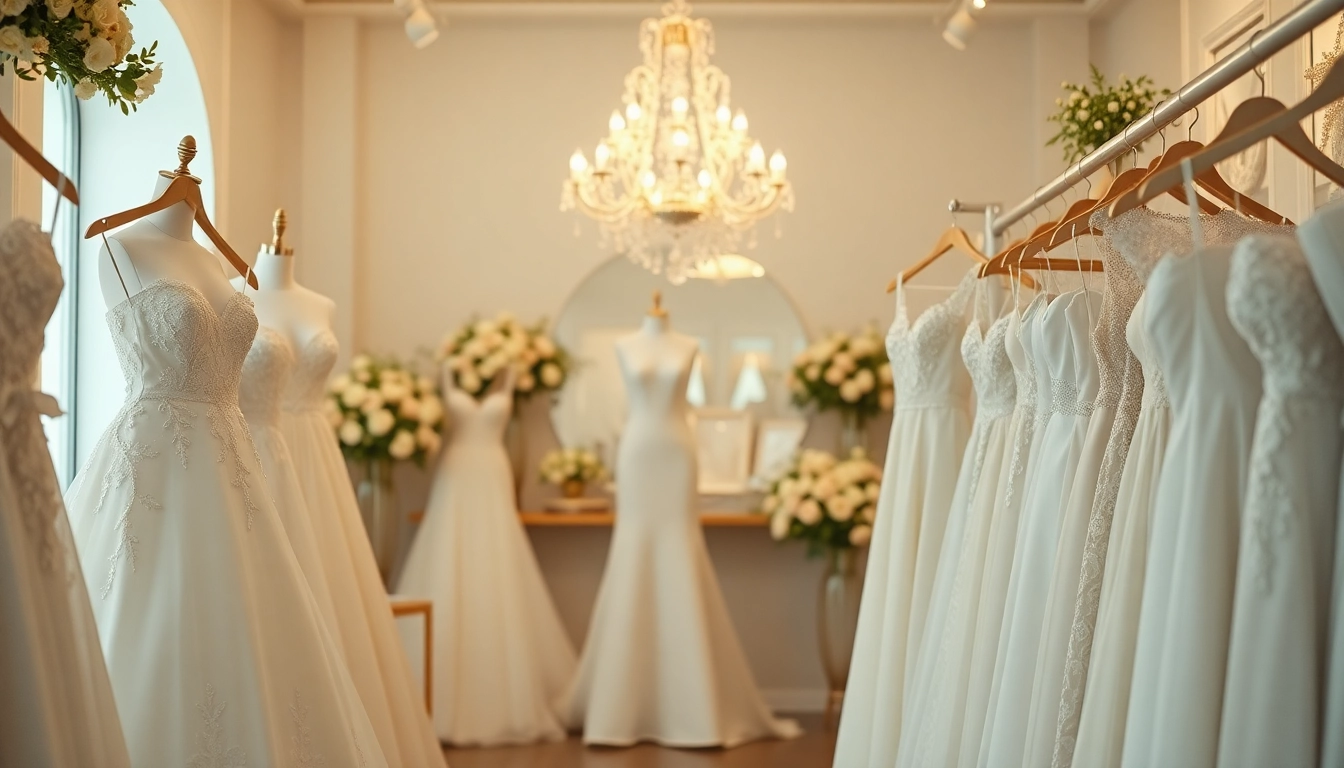 Shop for Off the rack wedding dresses Winnipeg in a beautifully styled bridal boutique featuring elegant gowns.