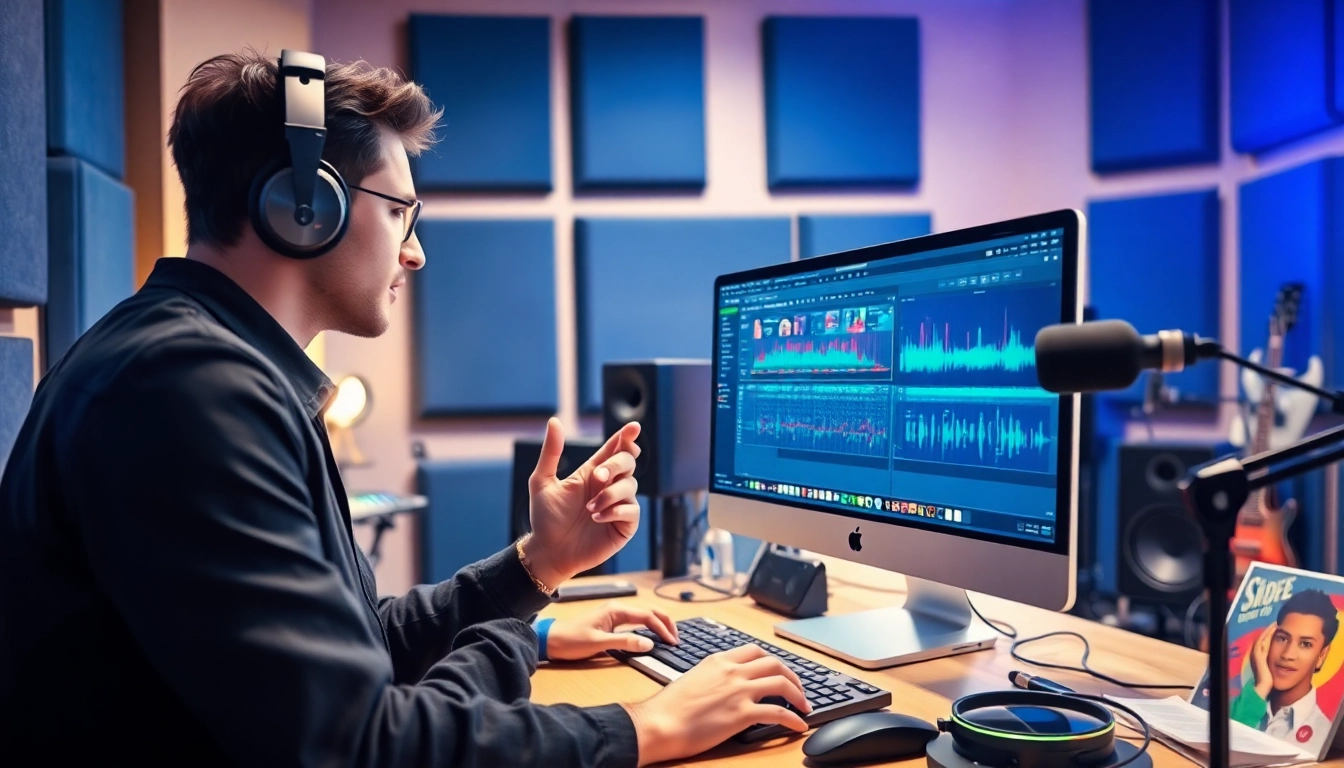 Boost your audience with effective spotify promotion strategies in a vibrant studio setting.