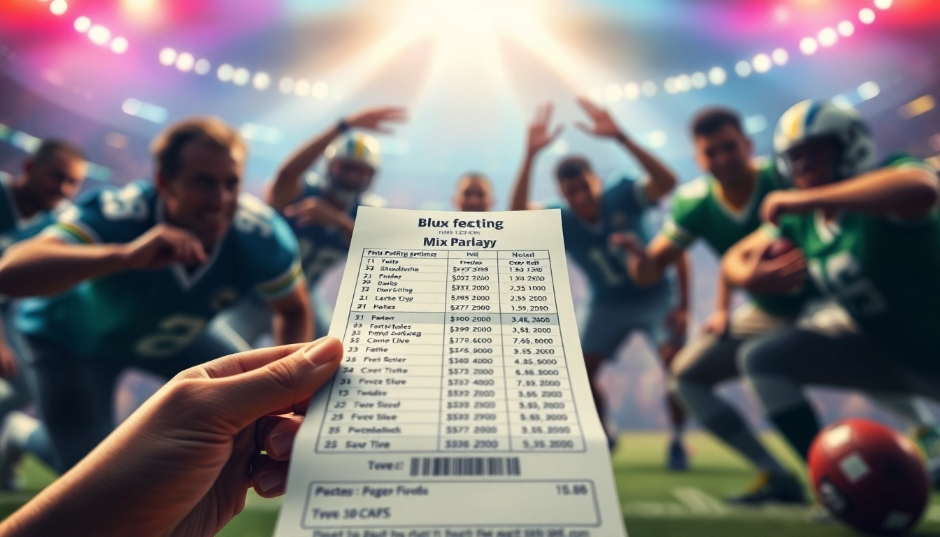 Place bets efficiently with mix parlay options at Bolabosku, highlighting exciting football moments.
