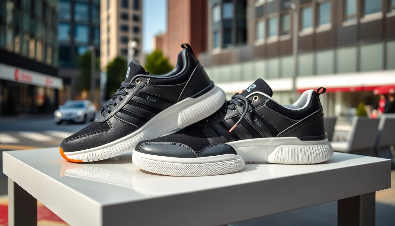 Showcasing YegKing replica sneakers with unique designs and premium quality in a vibrant urban setting.