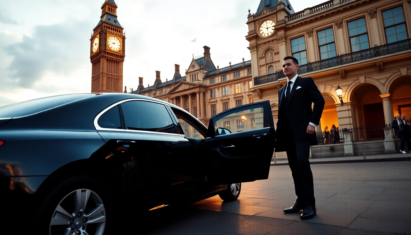 Experience premium chauffeur service london with a luxurious car and professional driver by Big Ben.