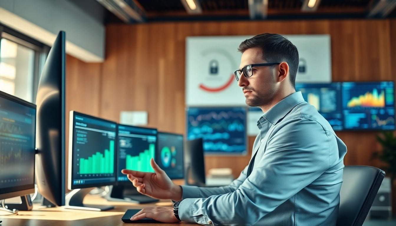 Enhancing cyber security fredericksburg with expert consultation in a high-tech office.