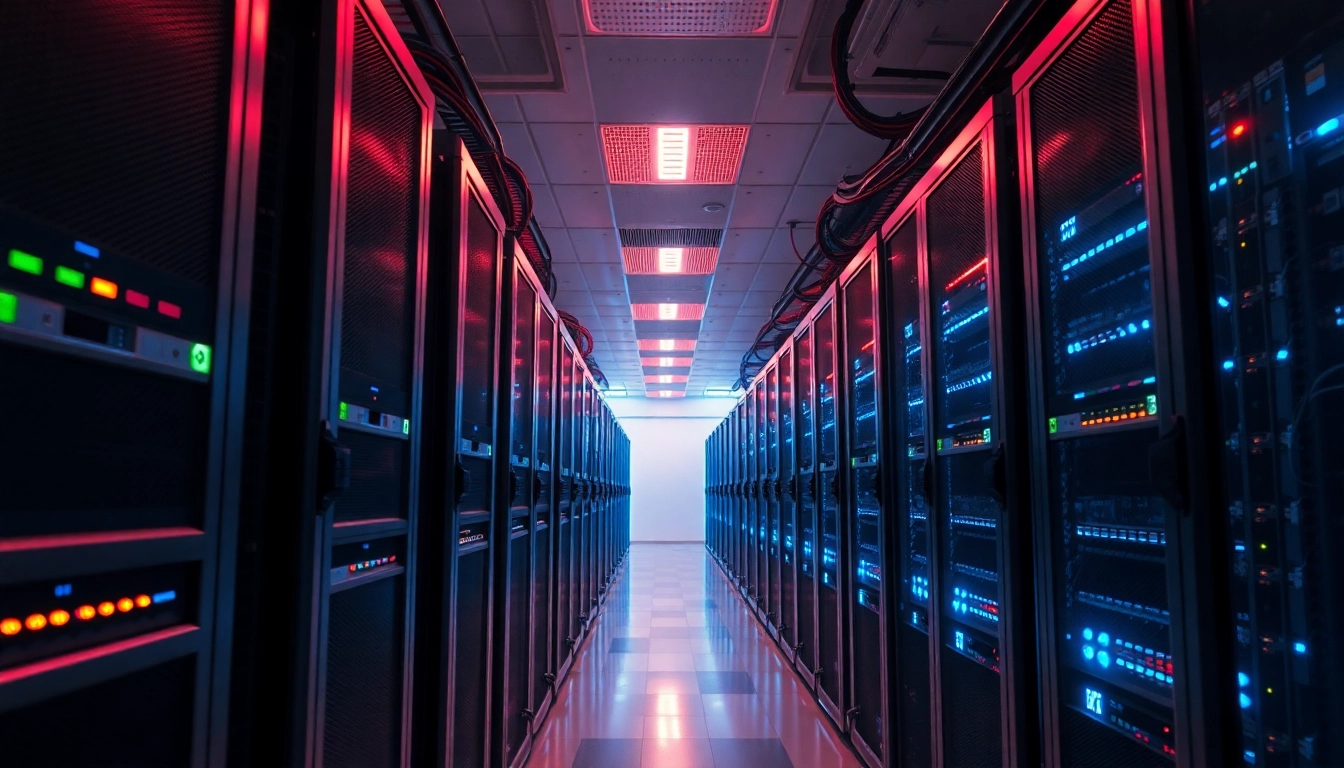 Server kaufen: Hochwertige Server-Hardware in einem modernen Rechenzentrum angeordnet.