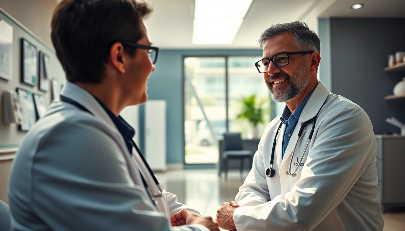 Consultation with a concierge doctor las vegas in a modern medical setting showcasing personalized healthcare.