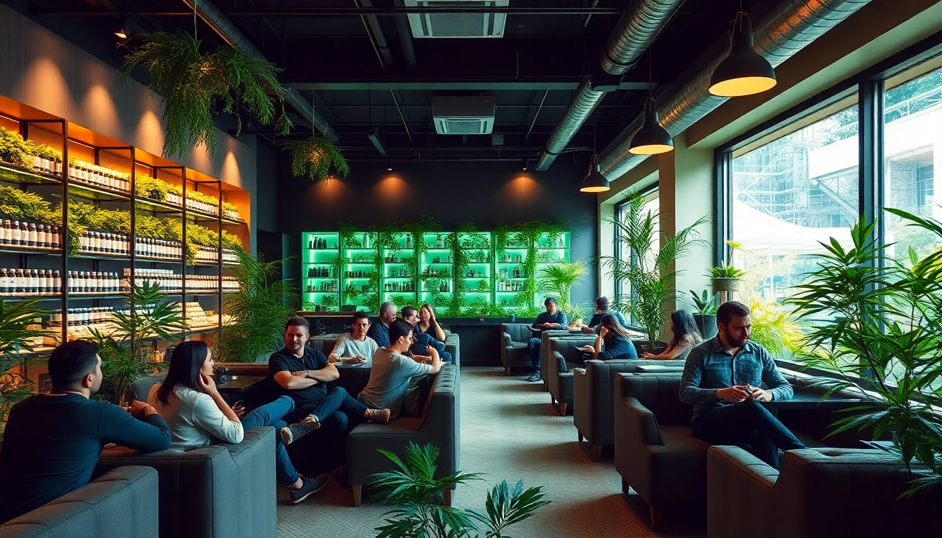 Join the cannabis community at https://cannabisbcn.com with a vibrant club atmosphere where guests connect.