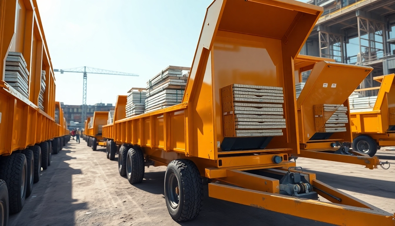 Explore dumpster trailers for sale featuring robust construction and versatile designs suited for heavy-duty tasks.