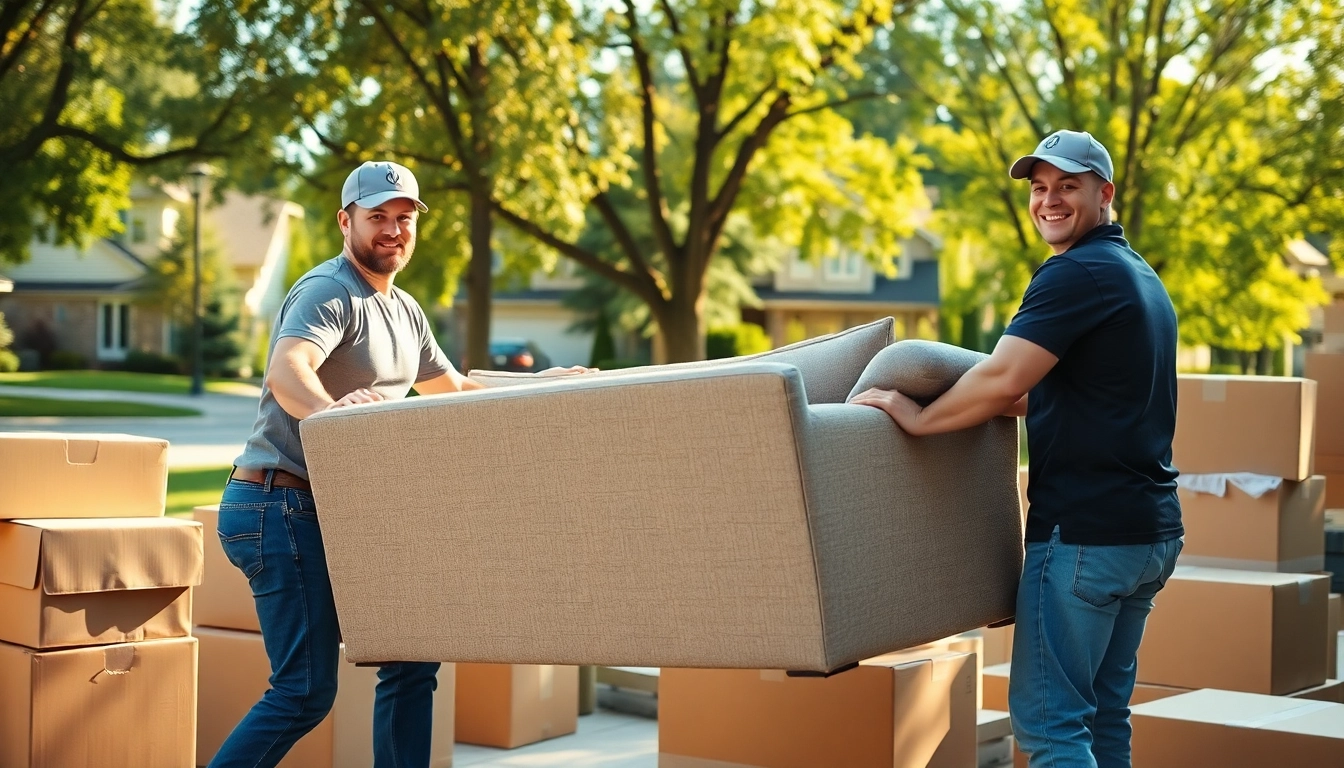 Local Toronto movers assisting a family during a moving day, ensuring a smooth transition.