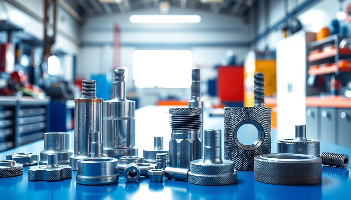 Showcase of Jerr Dan Parts with tools in a bright workshop environment, highlighting precision.