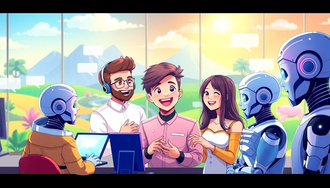 Engage with endless AI character chat no limits in a vibrant digital world.
