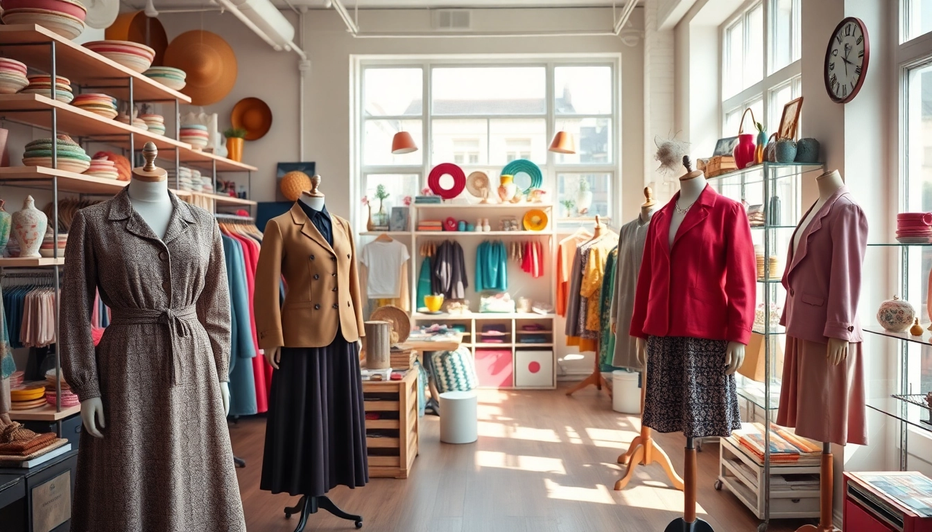 Shop unique finds at vintage shop Copenhagen featuring eclectic vintage outfits and accessories.