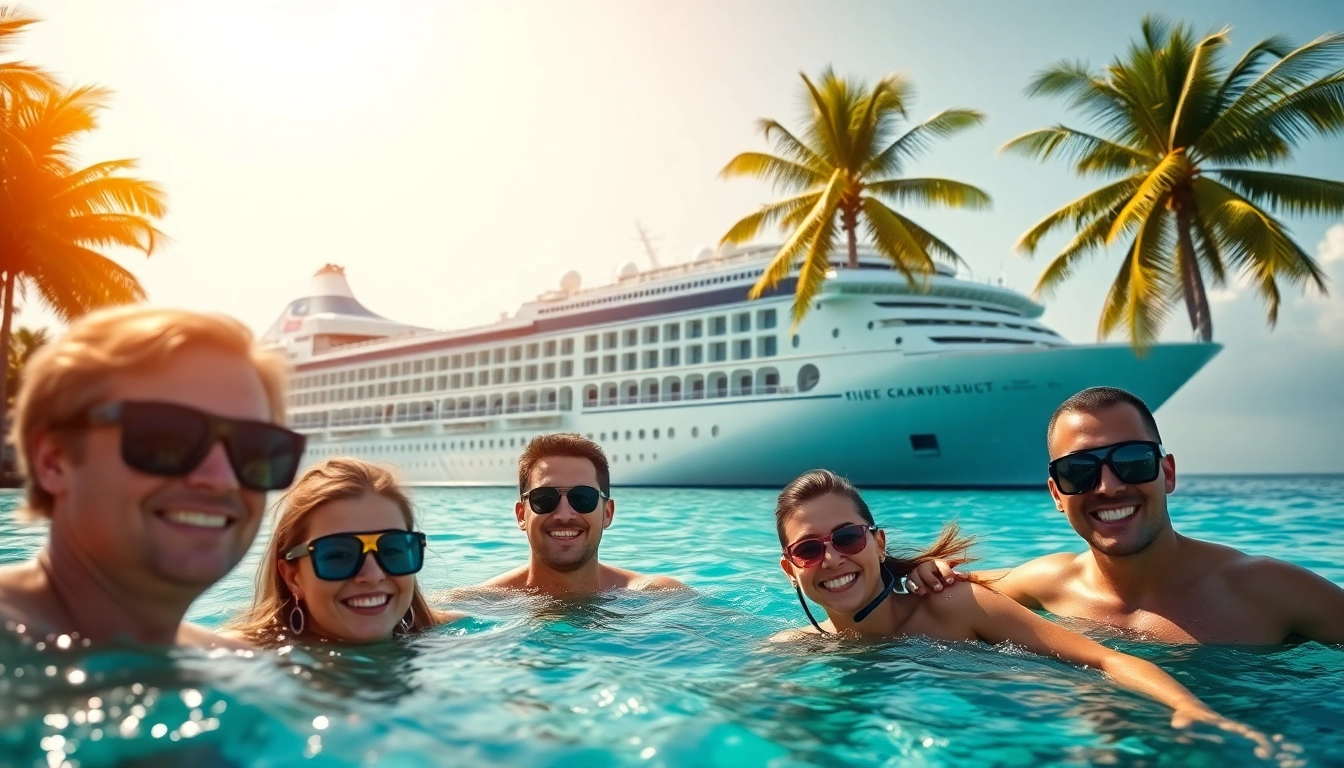 Experience the joy of Belize Norwegian Cruise ship tours with beachgoers enjoying snorkeling.