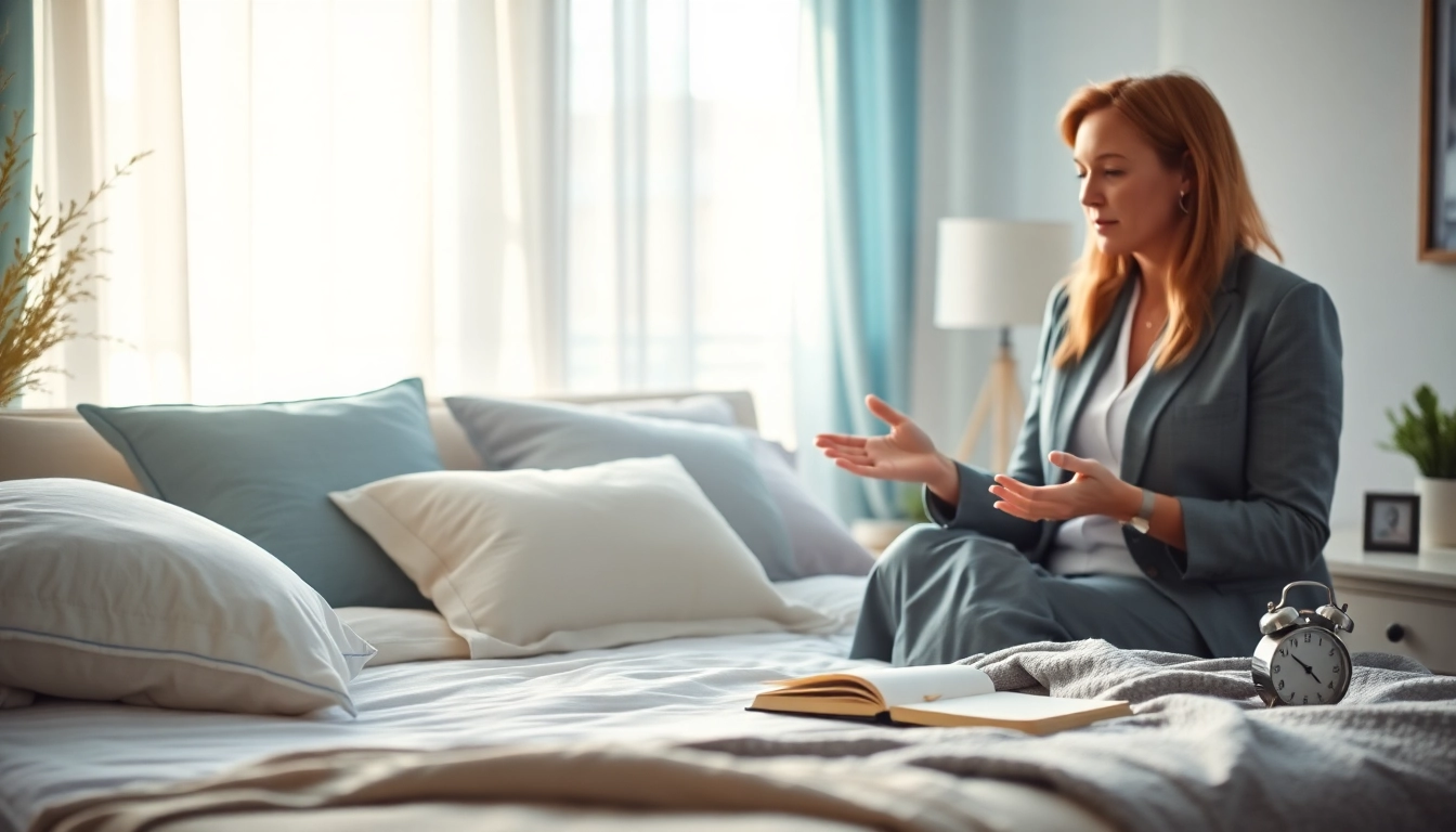 Learn how can sleep help you lose weight with expert tips in a serene bedroom setting.