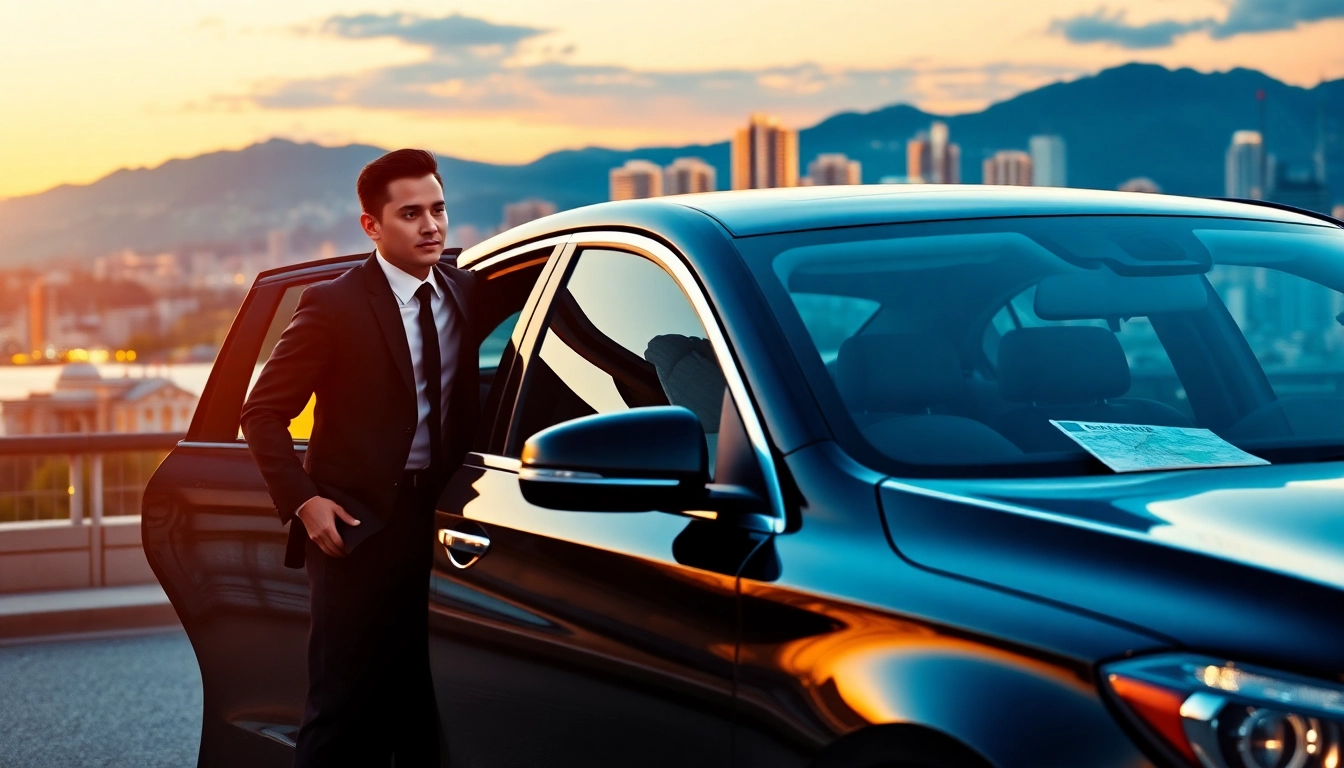 Experience a reliable private driver vancouver surrounded by the stunning cityscape of Vancouver.